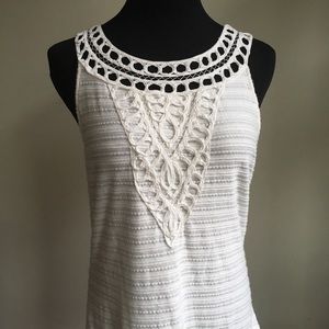 9 HI5 STCL Anthropologie white tank size L